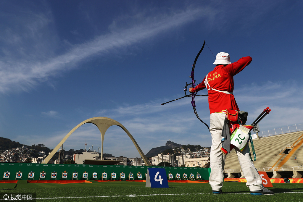 巴西选手获得射箭比赛第四名